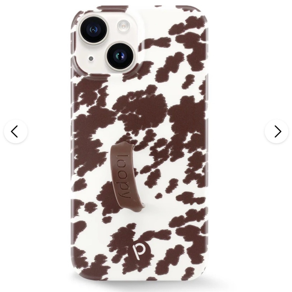 PONY UP IPHONE 15 PRO LOOPY CASE 🤎🤍